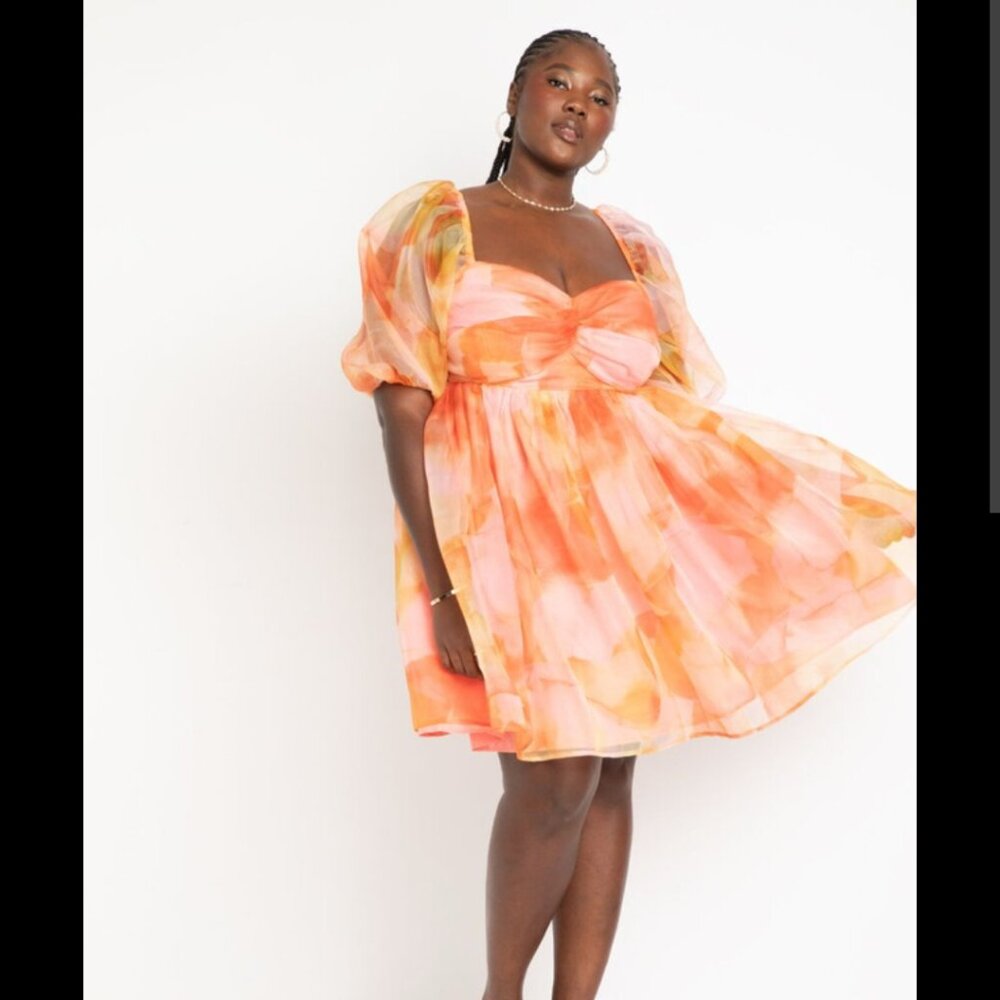 Selkie Style Puff Dress